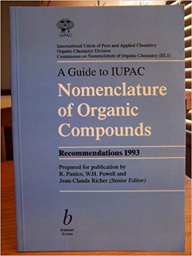 Blue book IUPAC