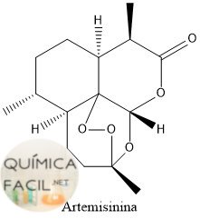 Estructura de la Artemisinina