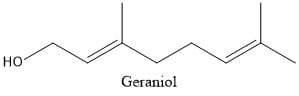 Estructura del geraniol