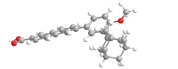 Estructura 3D del adapaleno
