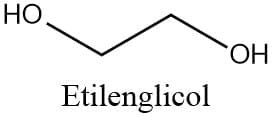 Estructura del etilenglicol