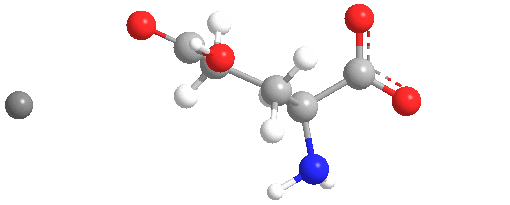 Estructura 3d de glutamato monosódico