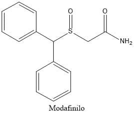Estructura del modafinilo