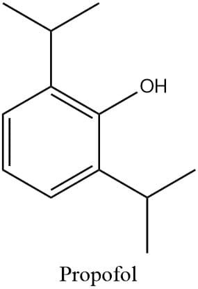 Estructura del propofol