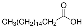 Estructura del ácido heptadecanoico, ingrediente de la margarina