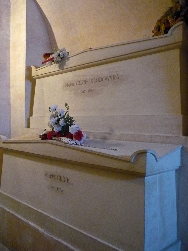 Tumba de Pierre y Marie Curie, Panteón de París