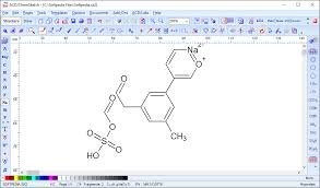 Estructura dibujada en chemsketch
