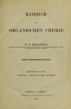Portada del Handbuch der organische Chemie