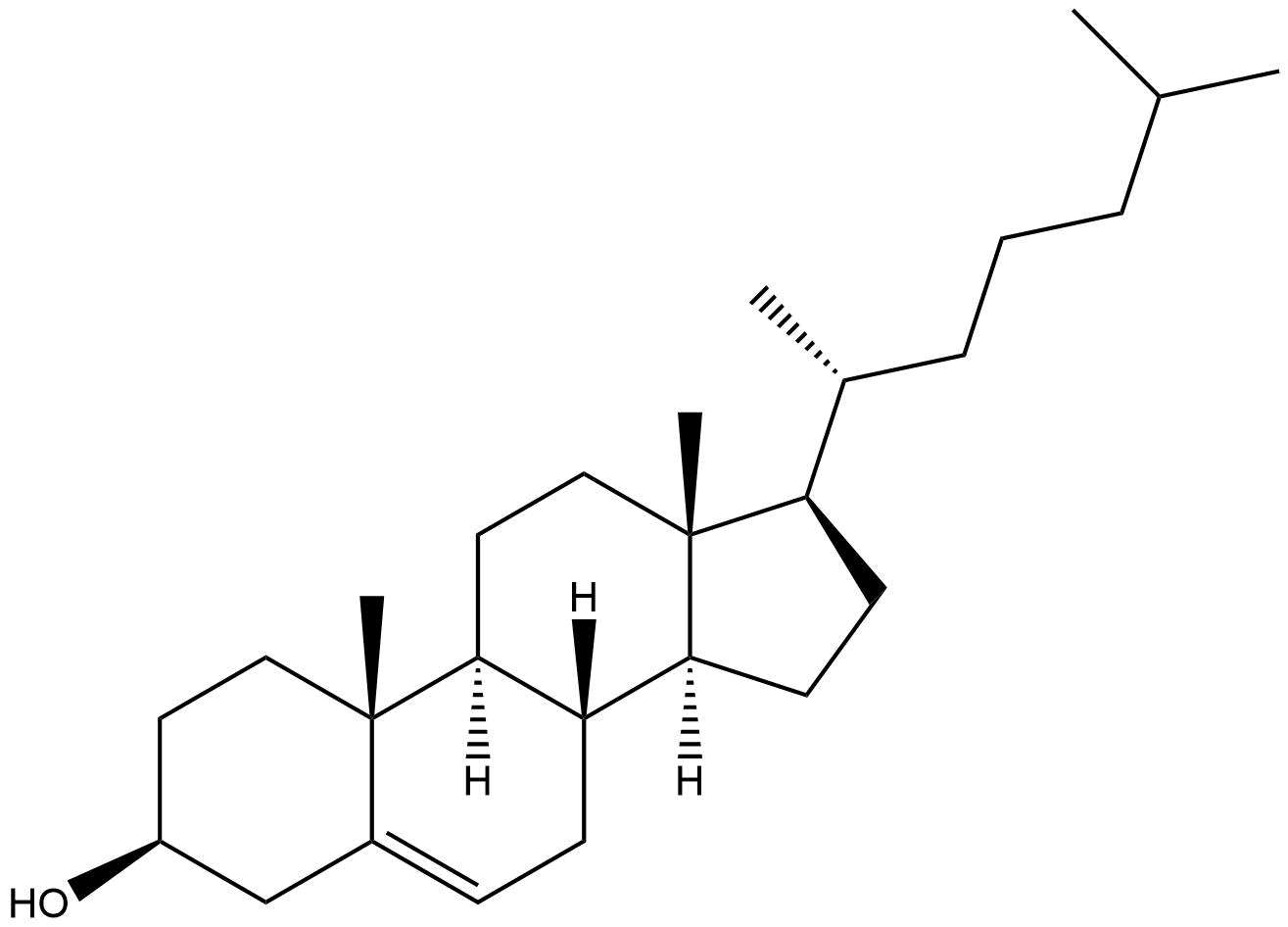 Estructura 2D del colesterol