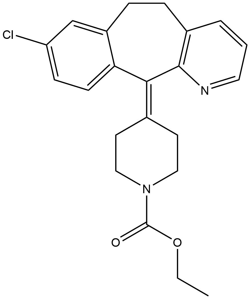 Estructura 2D de la loratadina