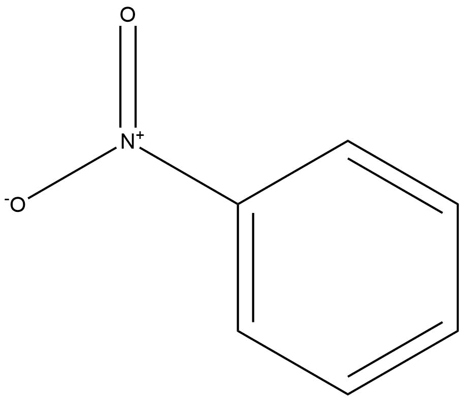 Estructura 2D del nitrobenceno