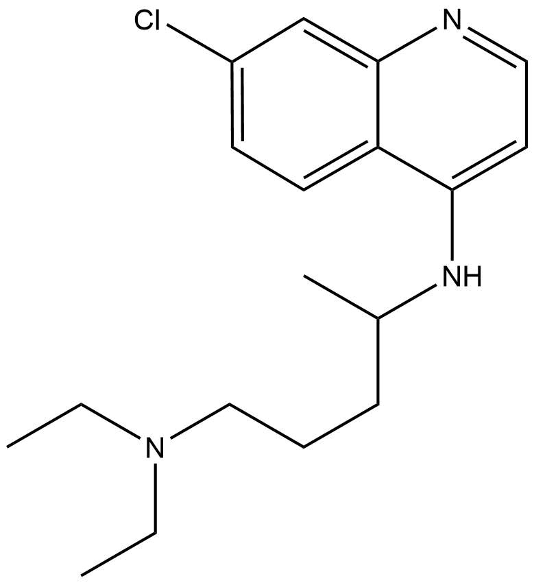 Estructura 2D de la cloroquina