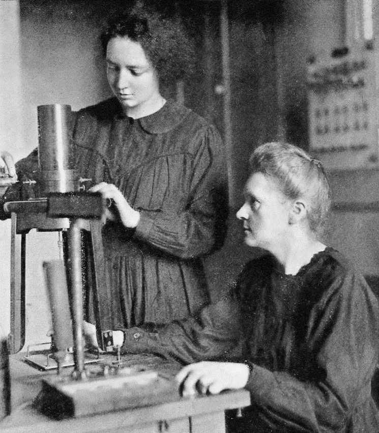 Ir&egrave;ne y Marie Curie en 1925