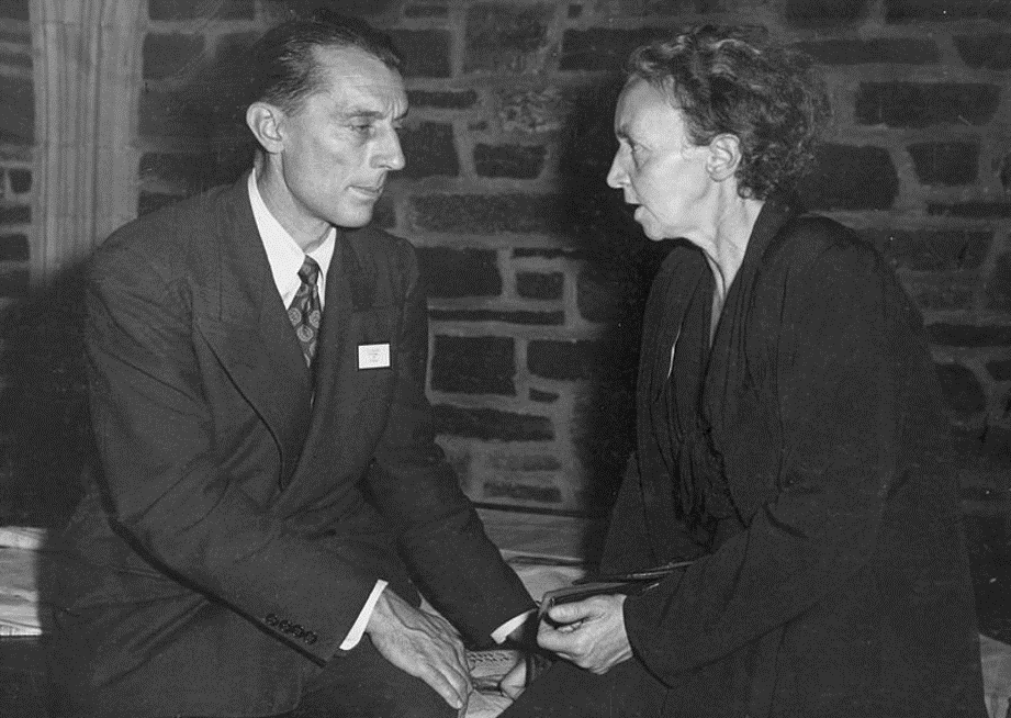 Los esposos Joliot-Curie en la d&eacute;cada de 1940