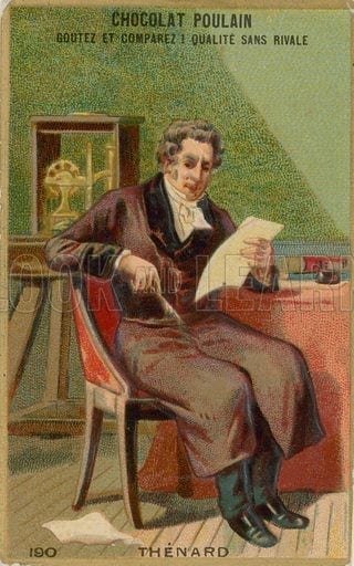Dibujo coleccionable de Louis Jacques Thénard