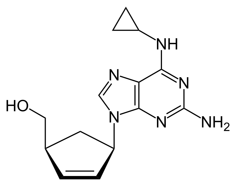 Estructura 2D del abacavir