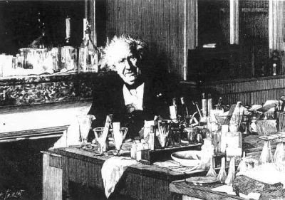 Fotografía de Michel Eugène Chevreul a sus 100 años