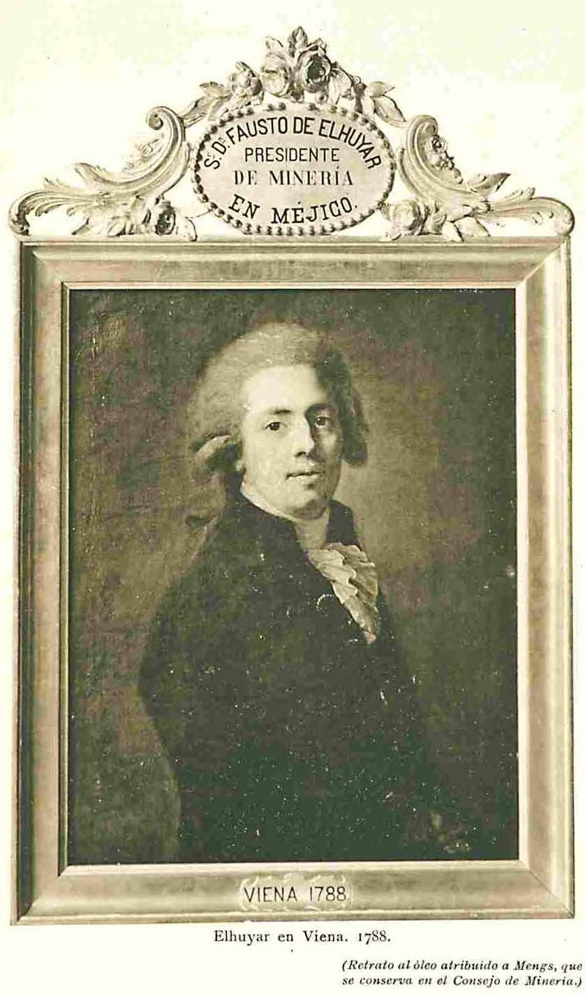 Retrato de Fausto D'Elhuyar