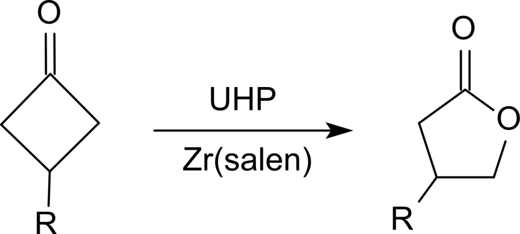 Oxidación de Baeyer-Villiger con UHP