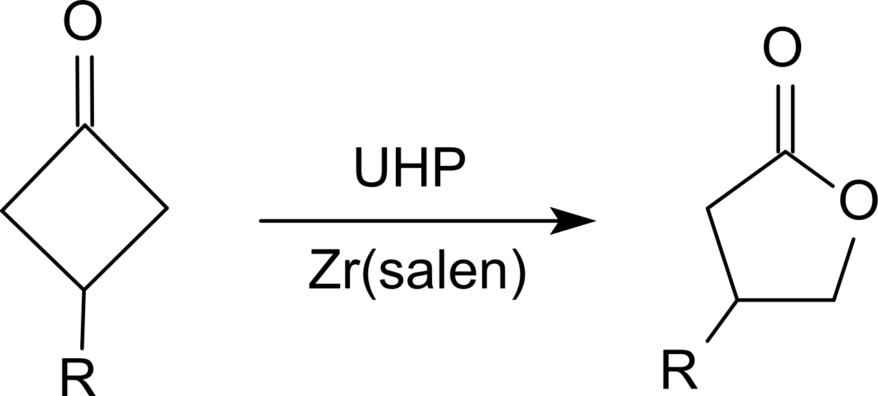 Oxidación de Baeyer-Villiger con UHP