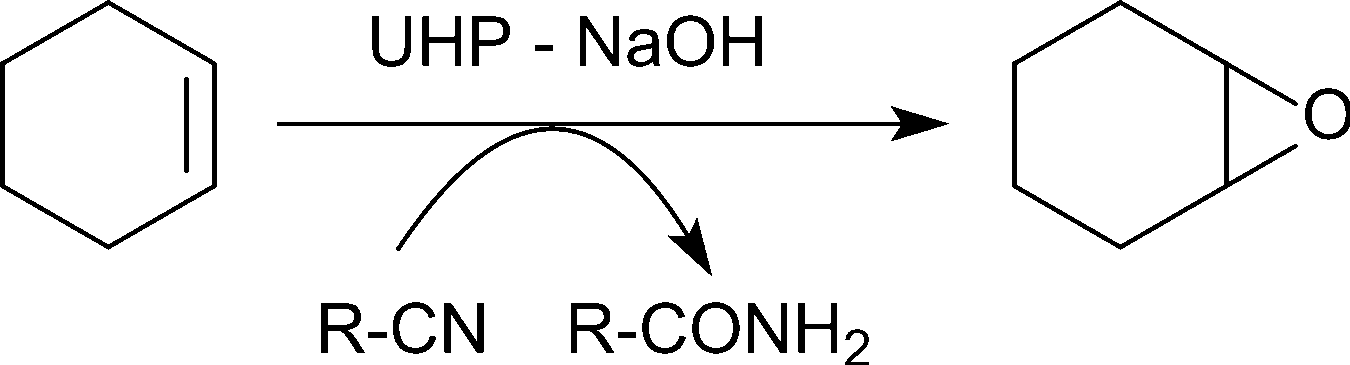 Epoxidación del ciclohexeno con UHP
