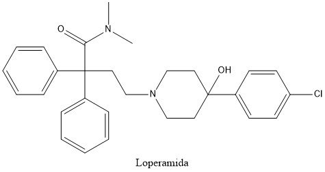 Estructura 2D de la loperamida