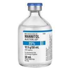 Frasco de manitol para inyección