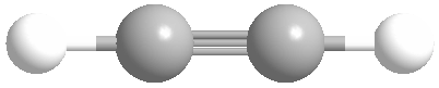 Estructura 3D del acetileno