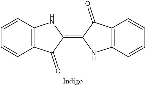 Estructura 2D del indigo