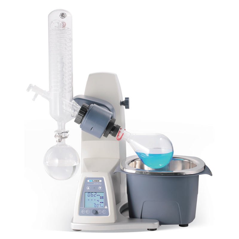 Rotavaporador con condensador Dimroth