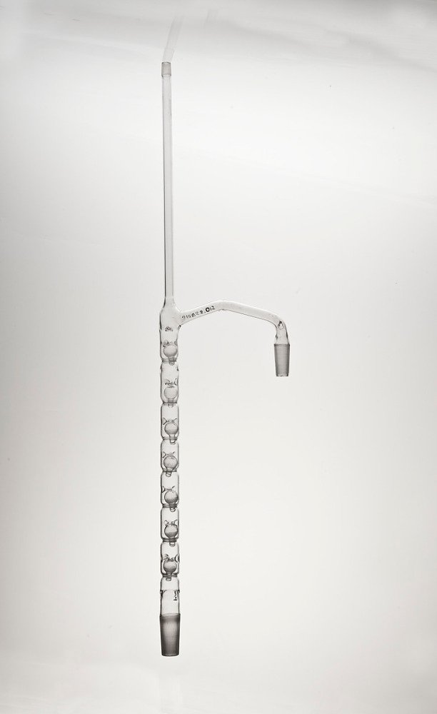 Columna de Snyder de 7 esferas y desprendimiento lateral superior. Pieza de la colección del National Museum of american history