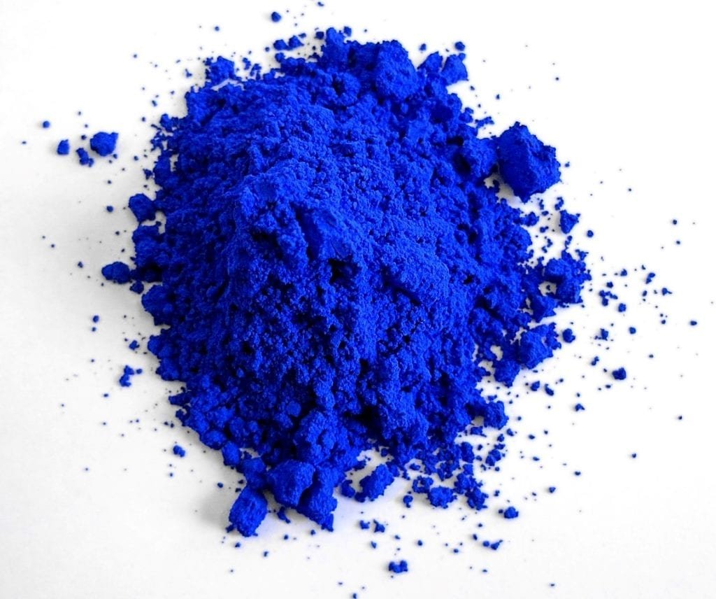 Muestra del azul YInMn