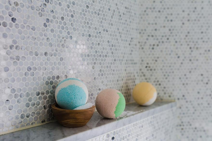 La química de las bombas de baño