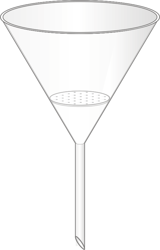 Dibujo de un embudo de Hirsch