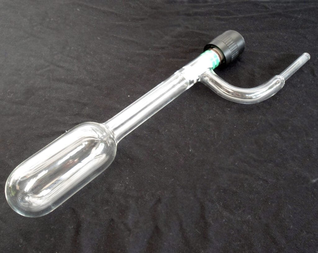Tubo de Carius de cuello largo