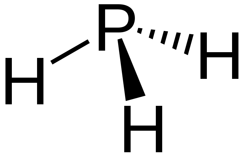 Estructura 2D de la fosfina