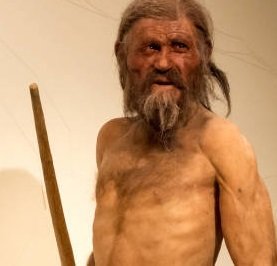 Ötzi el Hombre de Hielo, con 61 tatuajes