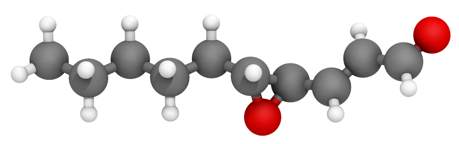 Estructura 3D del trans-4,5-epoxi-(E)-2-decenal