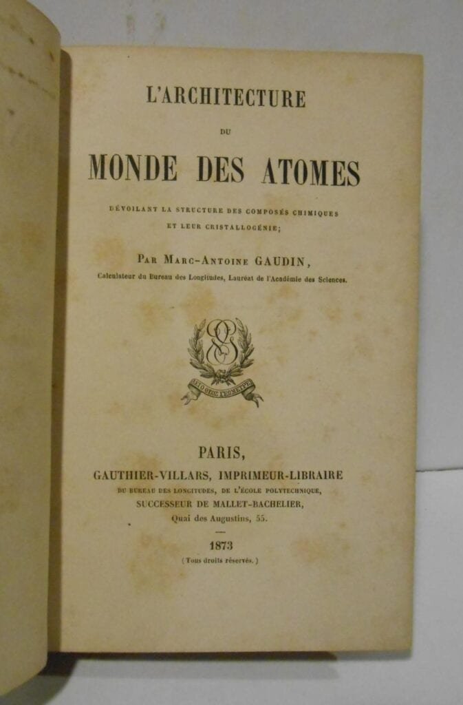 Portada de L'architecture du monde des atomes