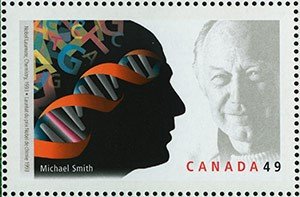 Sello postal de Canad&aacute; en honor a Michael Smith