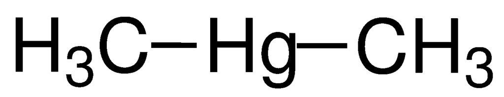 Estructura del dimetilmercurio