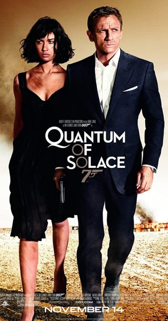 Cartel promocional de Quantum of solace