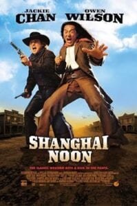 Cartel del estreno en cines de Shanghai noon