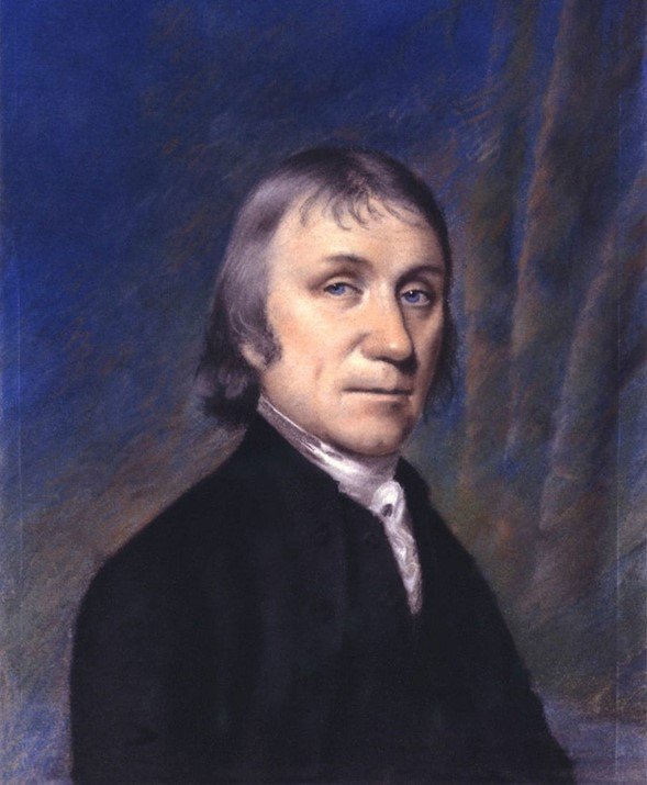 Retrato de Joseph Priestley por Ellen Sharples (1794)