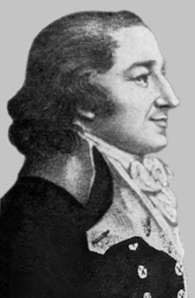 Jeremias Benjamin Richter, químico alemán considerado el padre de la estequiometria