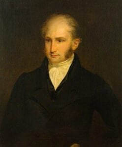 Retrato de William Prout, de Henry Paget, en la Colección de Arte de la Universidad de Edimburgo (Art UK)