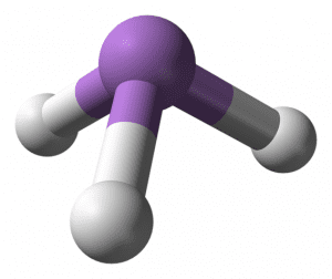 Estructura 3D de la arsina