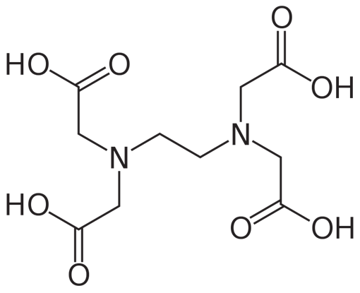 Estructura 2D del EDTA