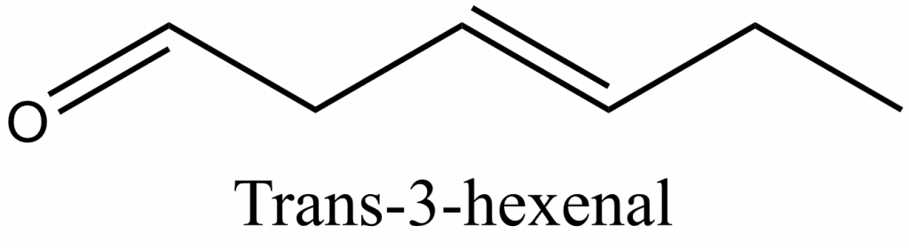 Estructura 2D del Trans-3-hexenal