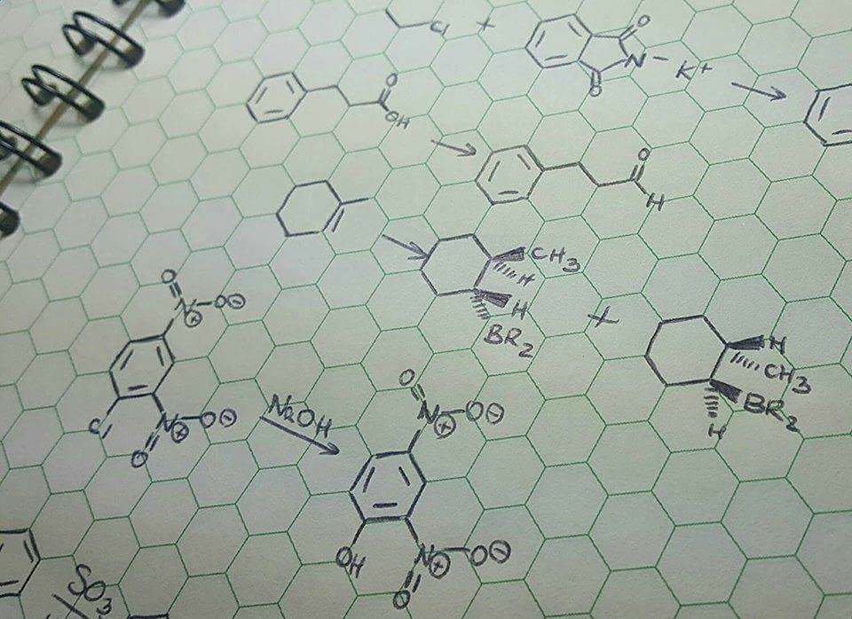 Hexagonal paper – Organic Chemistry Notebook